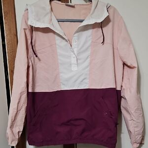 Columbia Women's Two-Tone Hooded Jacket - Pink and Purple